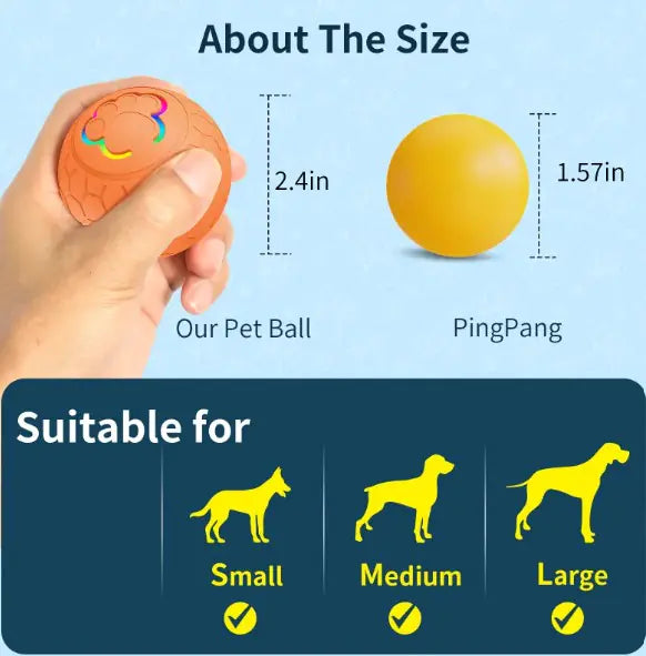 Electric Intelligent Gravity Jumping Ball