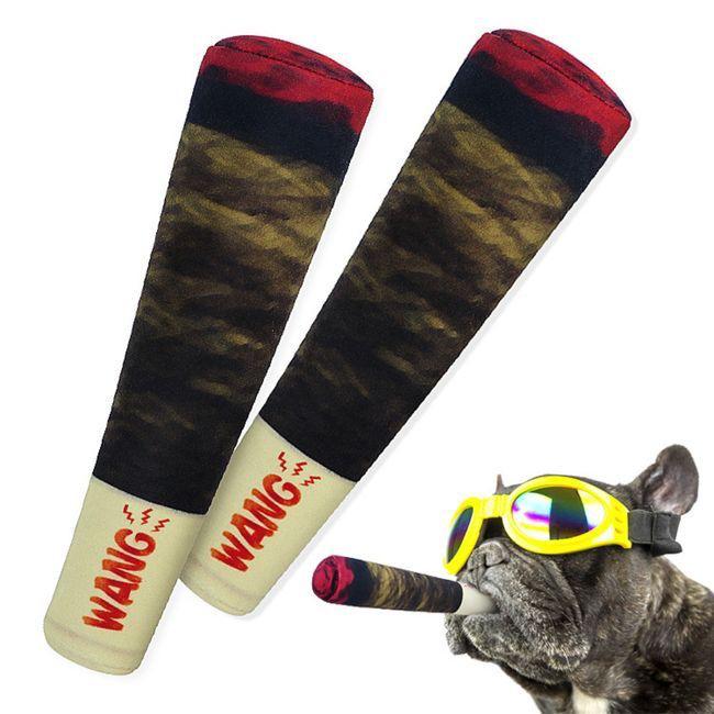 Fake Cigarette Dog Toy for Hilarious Play