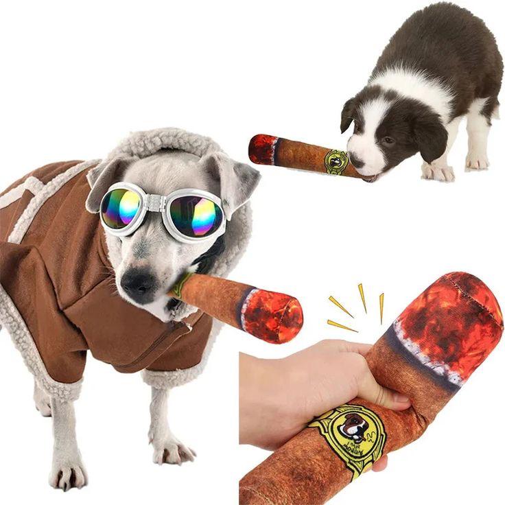 Fake Cigarette Dog Toy for Hilarious Play