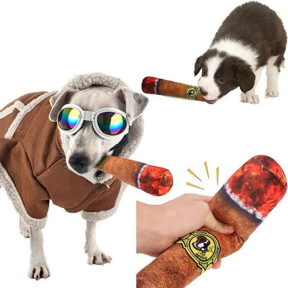Fake Cigarette Dog Toy for Hilarious Play