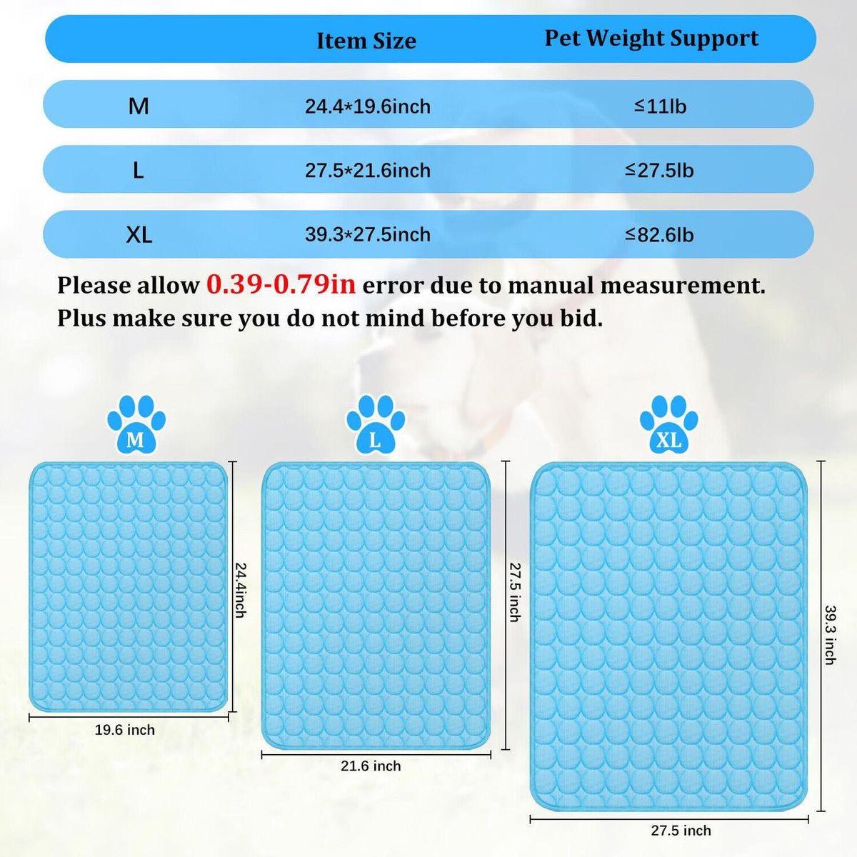 Gel Self-Cooling Summer Pad